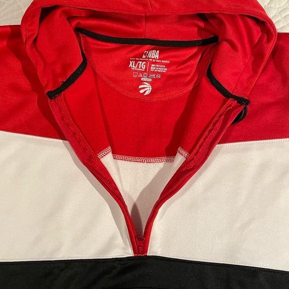Toronto Raptors Half Zip Hoodie - Boys size XL - Picture 2 of 11